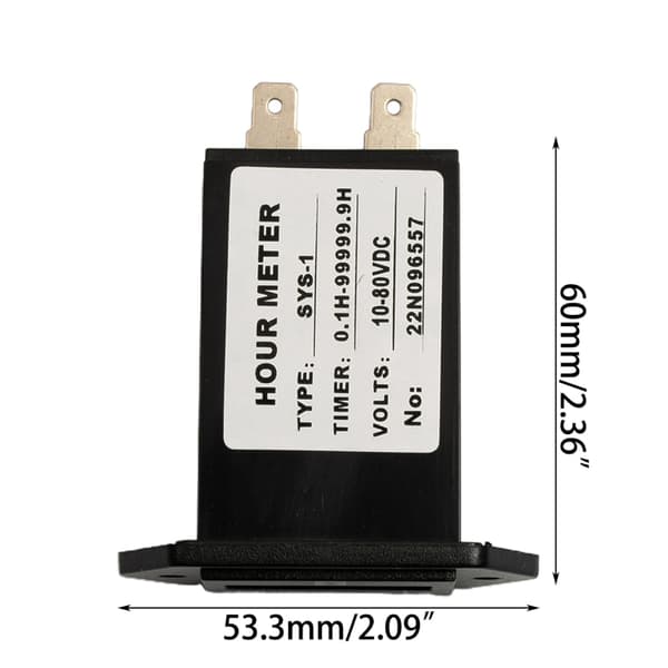 Akkumulerende tæller LCD-display Elektronisk timer Industritæller Timetæller