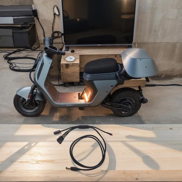 1T5 Vandtæt Forlængerkabel Til Scooter Display Gas- Og Bremseforbindelse