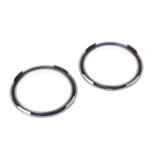 1 Par ABS Krom Front Tåkelys Lampe Deksel Trim