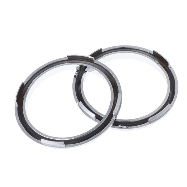 1 Par ABS Krom Front Tåkelys Lampe Deksel Trim