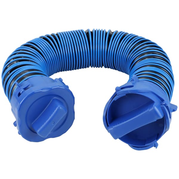Premium rustfrit stål sort vanddrænslange 3FT kloakslangesæt Nem installation Hose