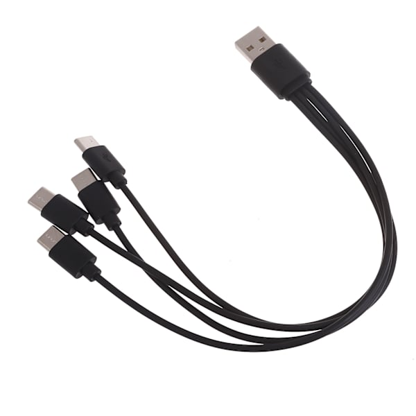 USB til USB C opladerkabel Universal 2/4 Multi opladeradapter til telefon