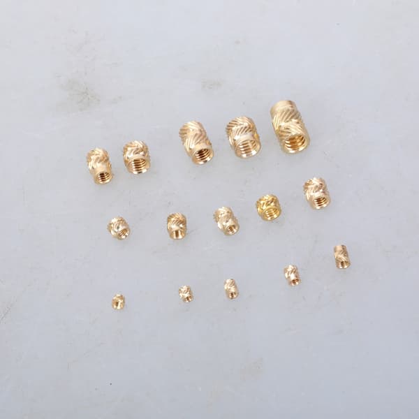335/360 stk. messing riflede gevindindsatser til plastdele og 3D-print 360pcs