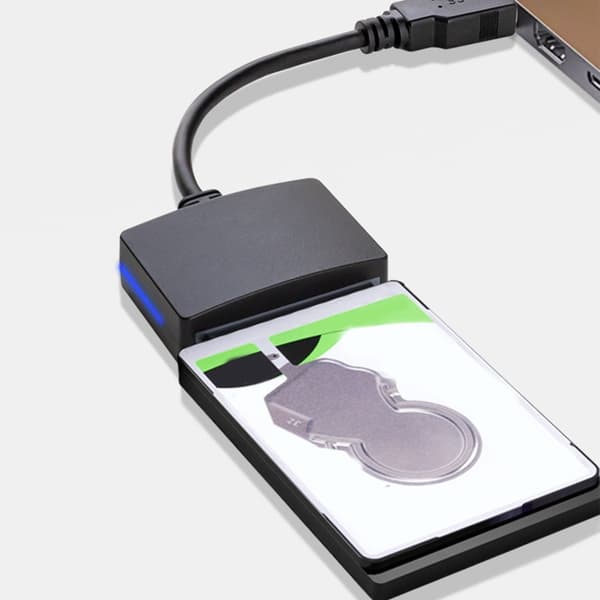 Universal SATAs 2.5 tommer ekstern harddisk kabinet med USB3.0 to porte til systemer null - Two in one