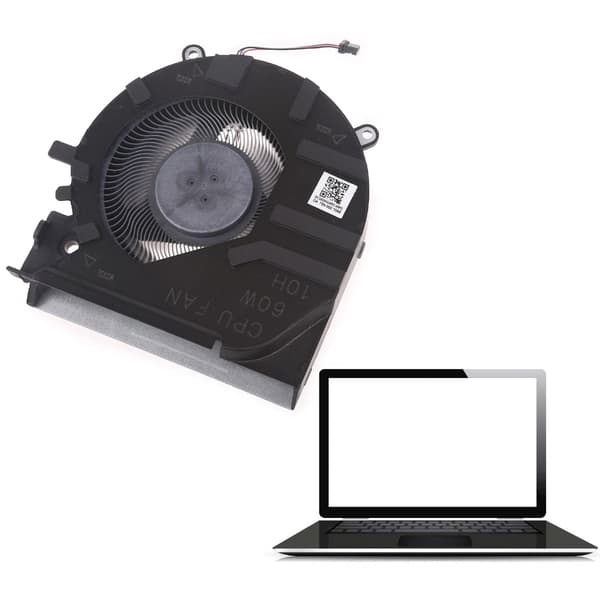 Bærbar CPU GPU Køleventilator til 16-D 16-E TPN-Q263 TPN-Q264 5V 4pin CPU