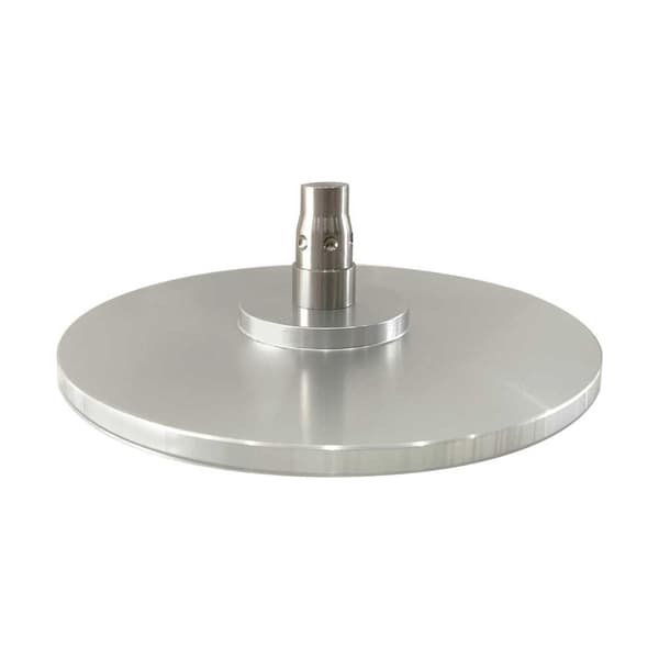 Sugekoppbaseadapter for Vac U Lock Maskin Luftkoblingsenhet Tilbehør Silver