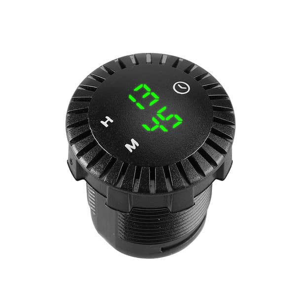 Bil LED Display Ur 12V/24V Mini Digitalt Ur Måler til Touch til Auto Motorcykel Green
