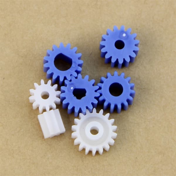 16 slags akselgear Spindelgear Gear-B 2MM 2.3MM 3MM 3.17MM 4MM Orm Plast