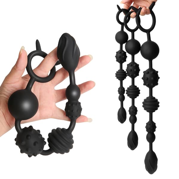 Anals træner Anals plug Anals kæde prostatastimulator massager Anals legetøj M