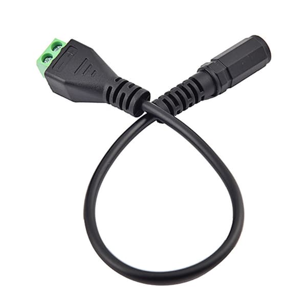 5,5x2,1 mm Strömförlängningskabel CCTV Säkerhetskamera DC5521 Hona Adapterkabel