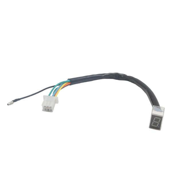 NY Universal LED Digital Gearindikator Motorcykel Display Skiftearmssensor