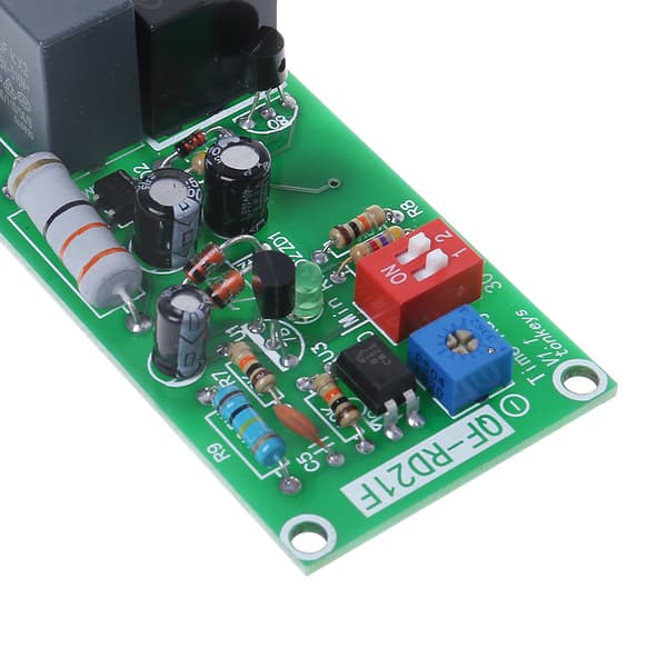 AC100V-220V Justerbar Timer Kontroll Relä Modul Avstängningsfördröjning Switch Board Fo
