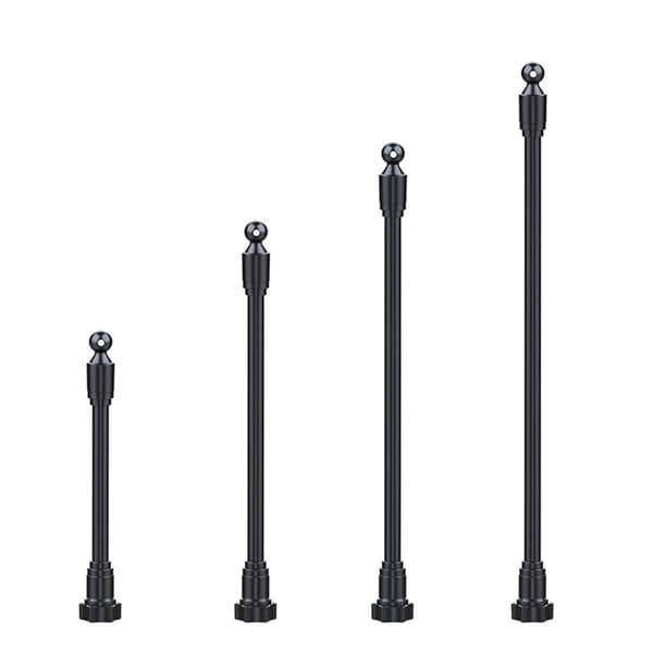 Fleksibel 360 roterende biltelefonholderadaptere 17 mm kulehode for dashbordbruk 22cm