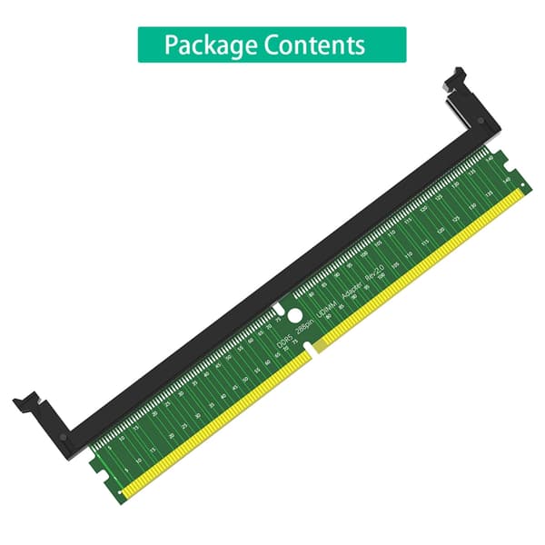 DDR5 UDIMM-adapter for bærbare datamaskiner DDR5 minnetester 288-pinners adapter for stasjonær PC