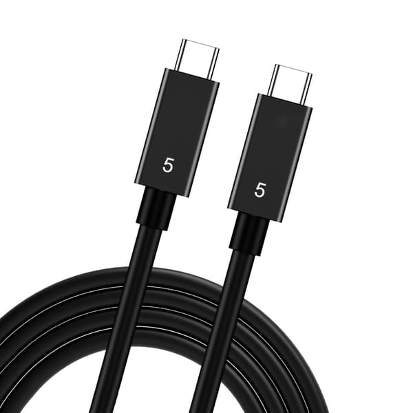 USB C-kabel til effektiv dataoverførsel understøtter Thunderbolt5, 240W opladningskraft
