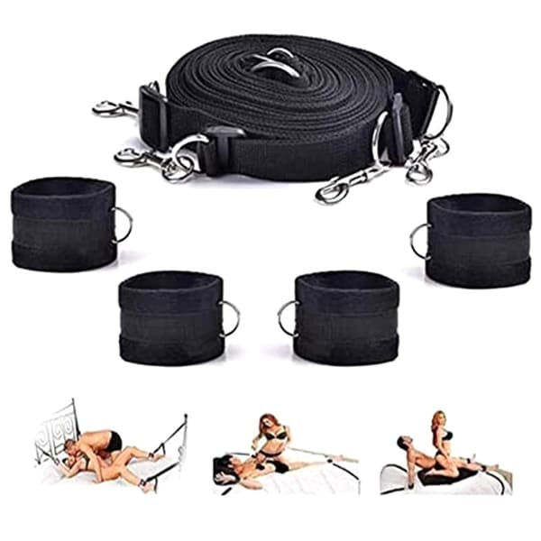 Under Bed Bondage Restraints Tilbehør Voksen Sex Spil Bundle Binding Sæt