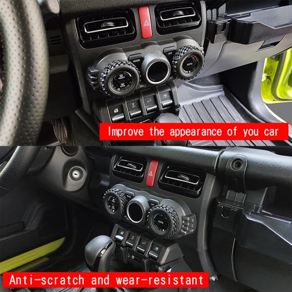 25 st långvariga konditioneringsknappsringar för Jimny-styling