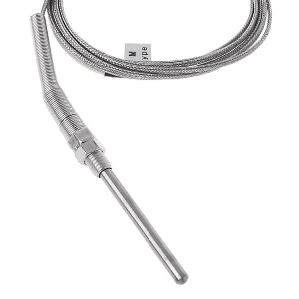 K-typ termoelementsond 50mm/100mm/150mm/200mm rostfritt stål termoelement 0-400℃ temperatursensor 200mm