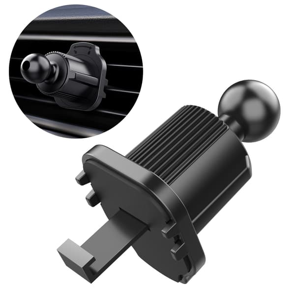 Universal luftventilklips for biltelefonholder ventilgrep kuleledd diameter 17mm