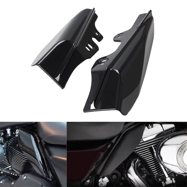 Midterramme luftafleder motorcykel isoleringspanel til 2001-2008 modeller Silver