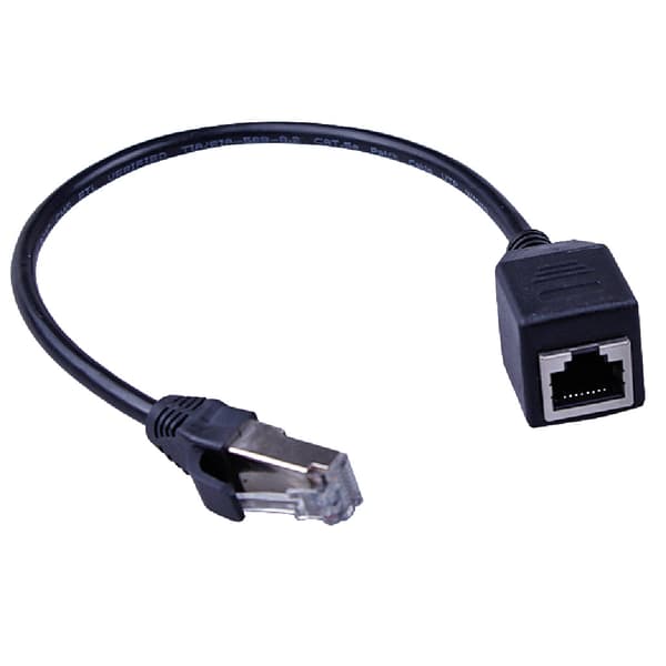 RJ45 Cat6 forlænger patchkabel forlænger Lan han til hun netværkskabel til router modem til Smart TV PC computer bærbar 1m
