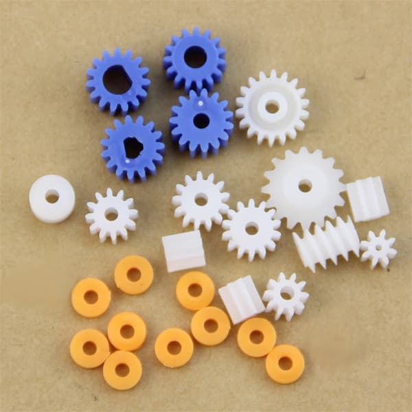 16 typer akselgir Spindelgir Gir-B 2MM 2.3MM 3MM 3.17MM 4MM Orm Plast