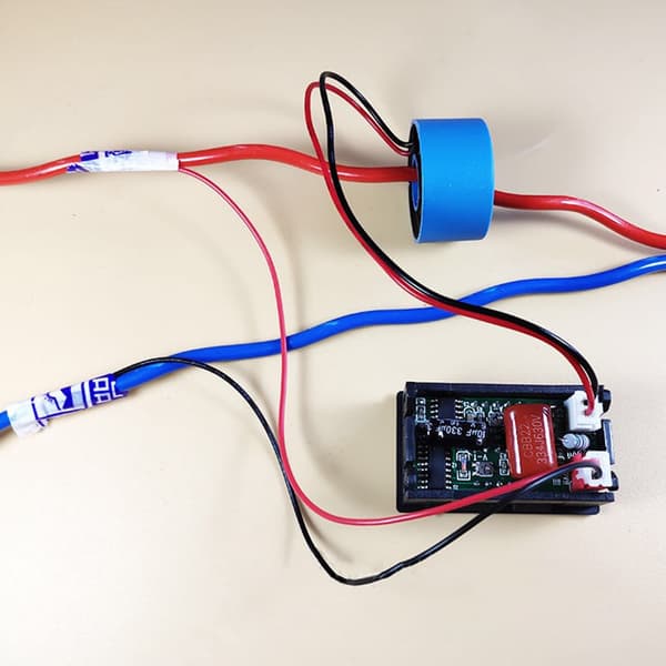 AC 60-500V Volt Måler Strøm Display Måler 10/50/100A Voltmeter Ammeter Multifunktion Digital Display Volt Måler -10~65℃ 100A