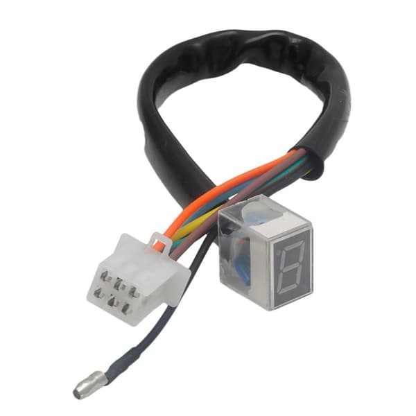 NY Universal LED Digital Gearindikator Motorcykel Display Skiftearmssensor
