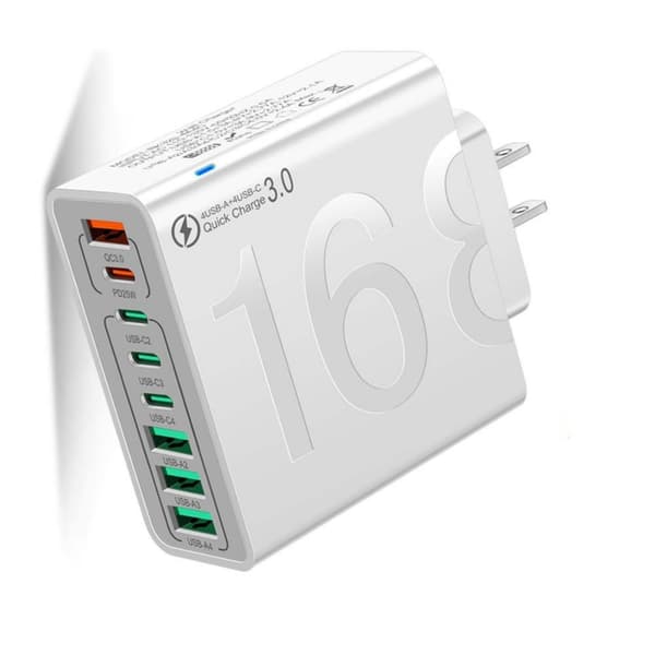150W Multiport USB-ladeadapter Hurtigladende veggadapter Type C USB