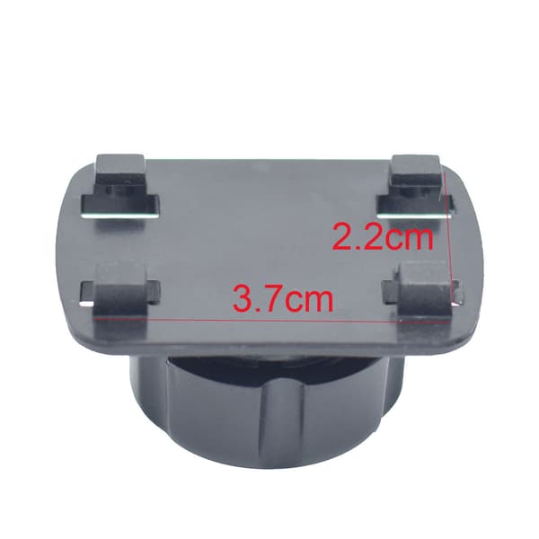 Bærbar biltelefonholder 17 mm kulehodebase biluttak stativ dashbord