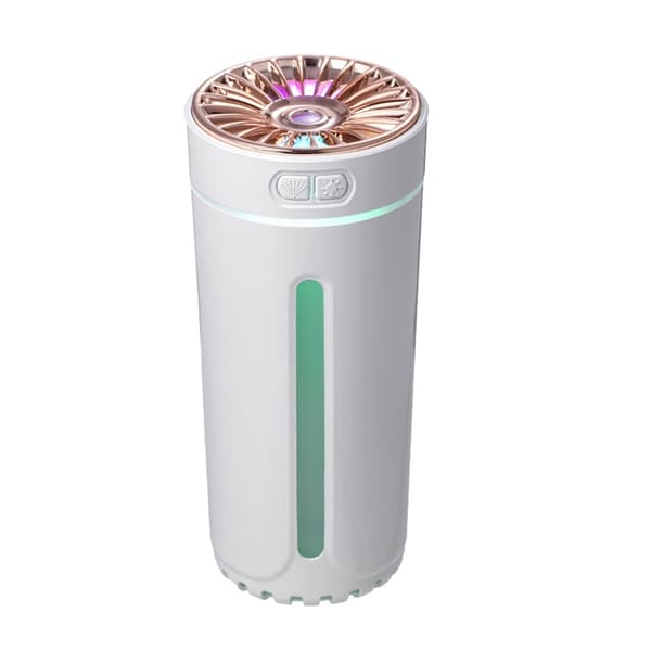 Mini USB Auto Tåkeprodusent Luftfukter Aroma Diffuser LED Fargerikt Nattlys