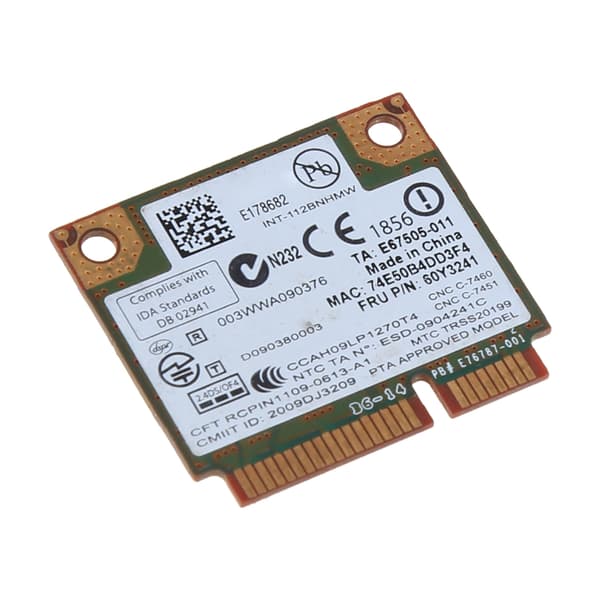 Wireless-N 112BNHMW Half Mini PCIe PCI-express WLAN WIFI-kortmodul 802.11 bgn