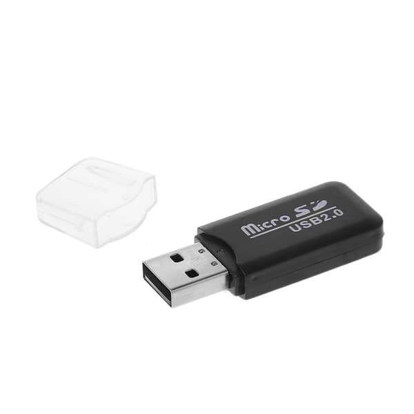 Højkvalitets Micro USB 2.0 SD TF-kortlæseradaptere til computere tablet-pc Orange