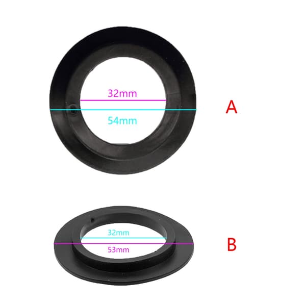 5 stk. effektive gummipakninger for vask, forhindrer vannlekkasje null - B