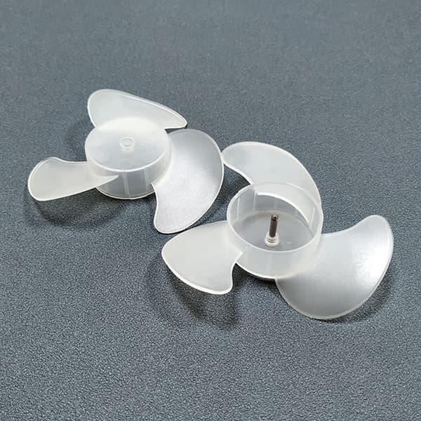 3 blade plastisk blæserblad Universal husholdningsbordventilator bordventilator udskiftningsdel null - BC041