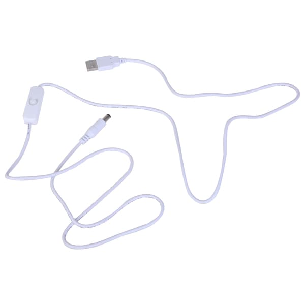 Effektiv enhetskontroll USB til DC5.5x2.1mm hannkabel USB til 5v strømkabel