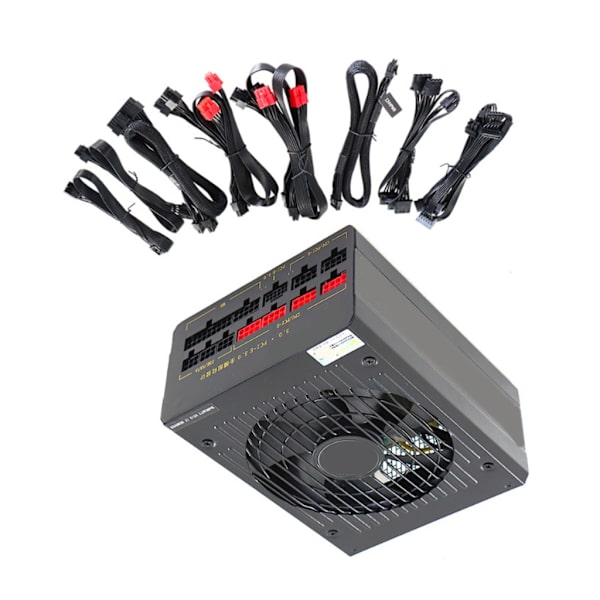 Dobbelt CPU 1250W Strømforsyning Spil Computer Server Strømkilde PC Gamer