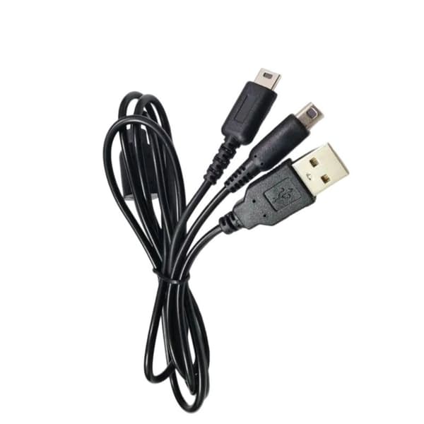 USB-ladekabel 120 cm datakabel for konsoll strømkabel spilltilbehør