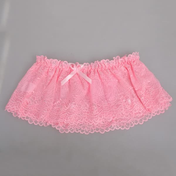 Herr spetsbriefs grå stringtrosa öppen rumpa låg G-string underkläder trosor present Black L