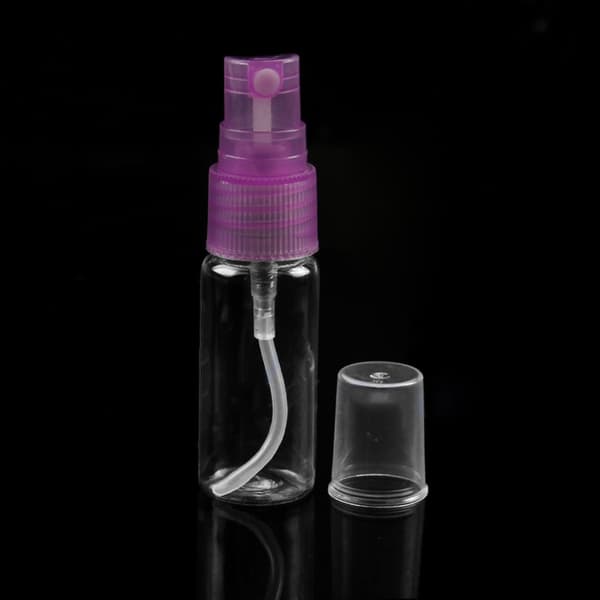 1 st 10 ml Mini Bärbar Tom Plast Parfym Atomizer Sprayflaska