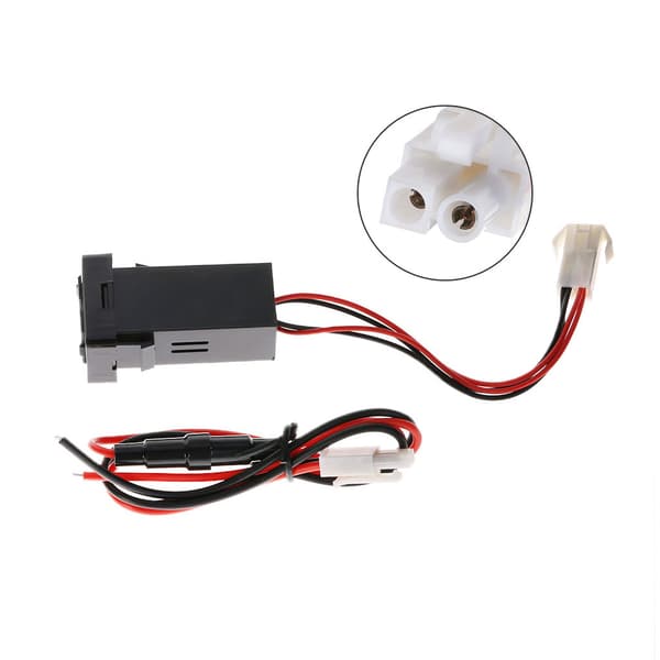 12V 4.2A Dobbel USB 2 Port Billader Socket Tennplugadapter For