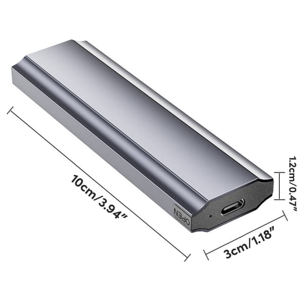 USB3.1 NVMe SSD-fodralbox 10 Gbps SolidDisk-kabinett Mobilt hårddiskfodral null - M11 NGFF