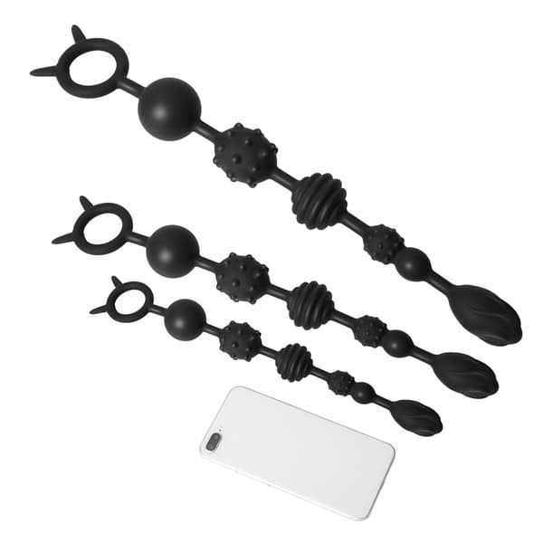 Anals træner Anals plug Anals kæde prostatastimulator massager Anals legetøj M