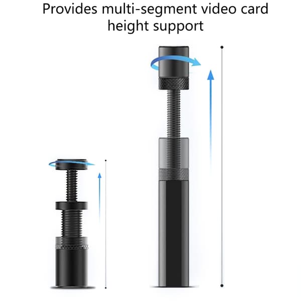 Grafikkort GPU-støtte Videokort Holder Brakett GPU-stativ Aluminium B