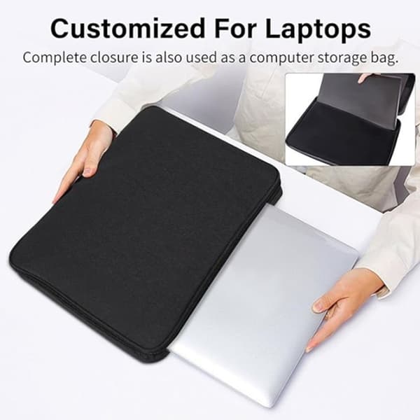 Bærbar solskærm til bærbar computer, foldbar taske til bærbar computer 14-inch