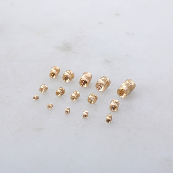 335/360 stk. messing riflede gevindindsatser til plastdele og 3D-print 360pcs