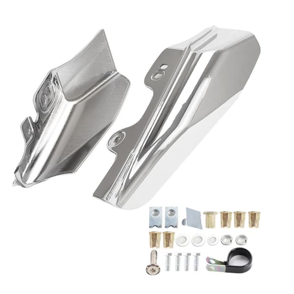 Midterramme luftafleder motorcykel isoleringspanel til 2001-2008 modeller Silver