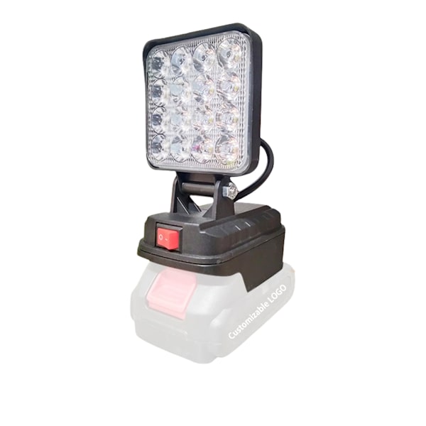Multifunktionelle lithiumbatterier LED-arbejdslys foldbar base USB-grænseflader