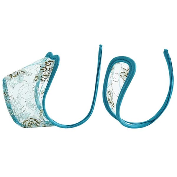 Naiset Miehet C-String Stringit Alusvaatteet Pariskunta C String Stringit Olkaimettomat Pikkuhousut D077 Peacock Blue Co