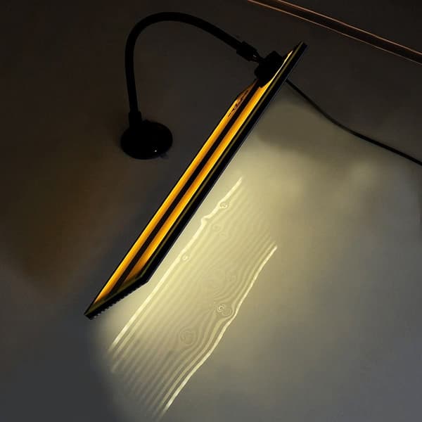 Biltråd Lysplade Bulereflektor Reparationsværktøj Bilfordybning Assistent LED Lampe Black white 